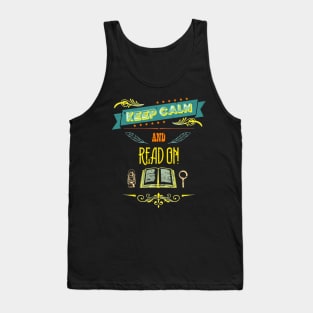 Keep Calm and Read On Vintage RC03 Tank Top